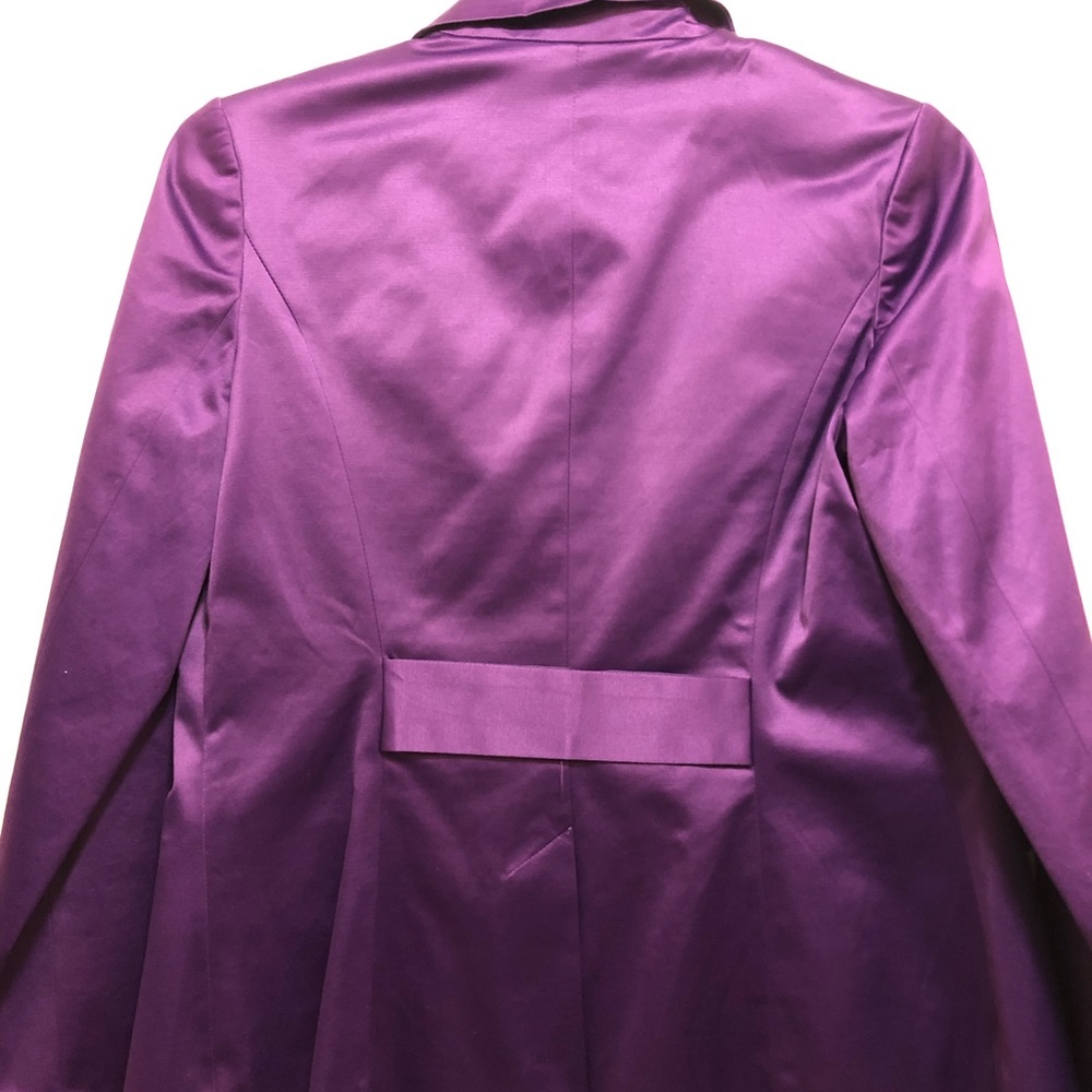 Purple satiny look blazer!